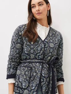 Polly Paisley Reversible Quilted Jacket