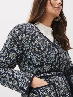 Polly Paisley Reversible Quilted Jacket