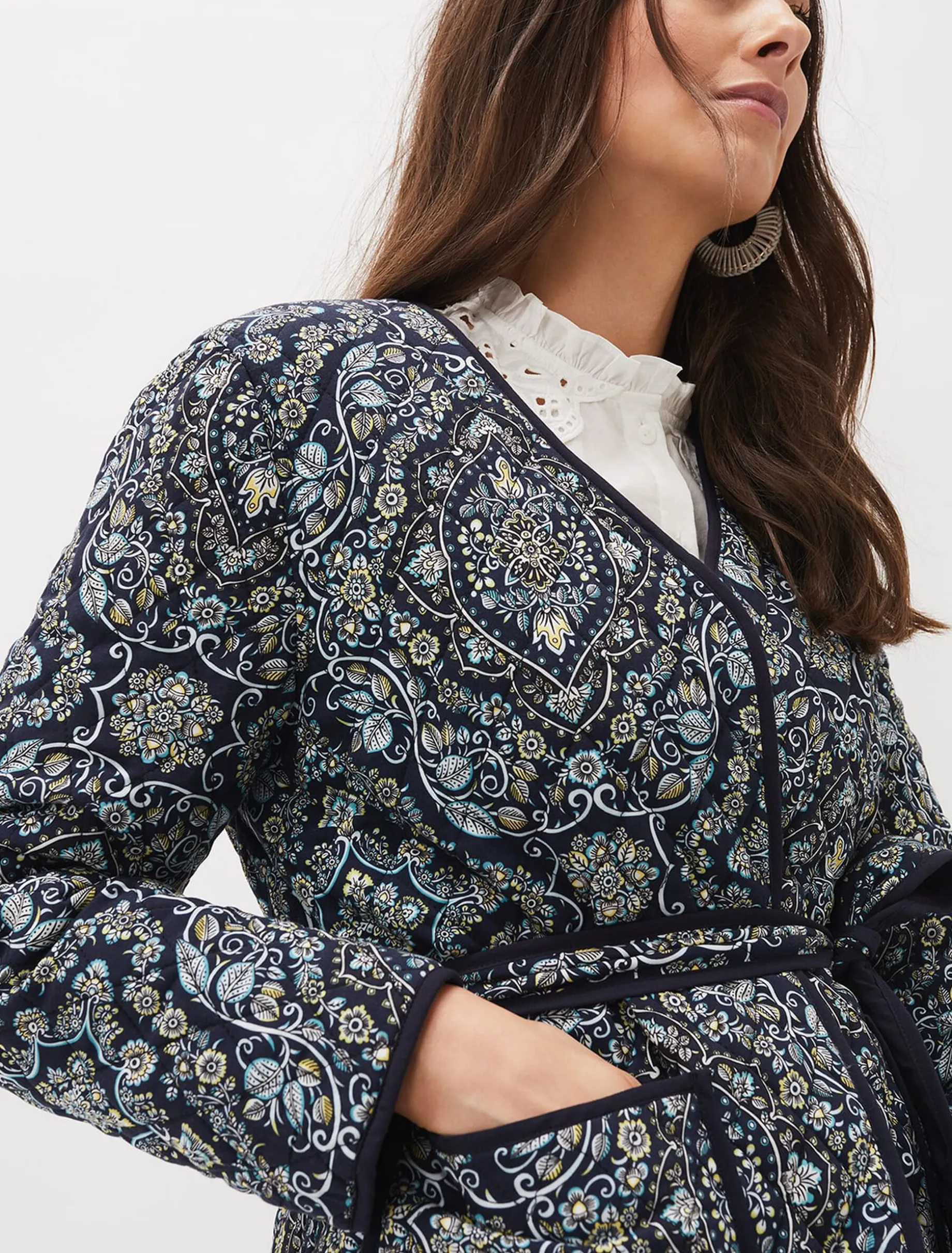 Polly Paisley Reversible Quilted Jacket