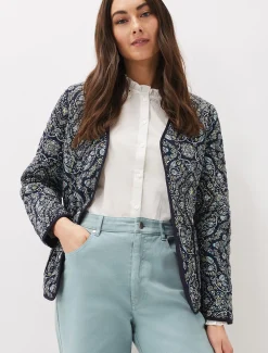 Polly Paisley Reversible Quilted Jacket