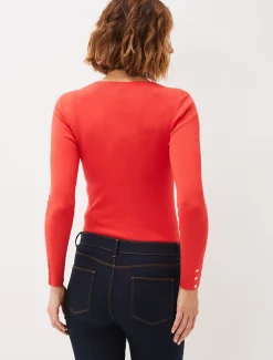 Poppia Button Detail Knit Jumper