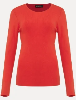 Poppia Button Detail Knit Jumper
