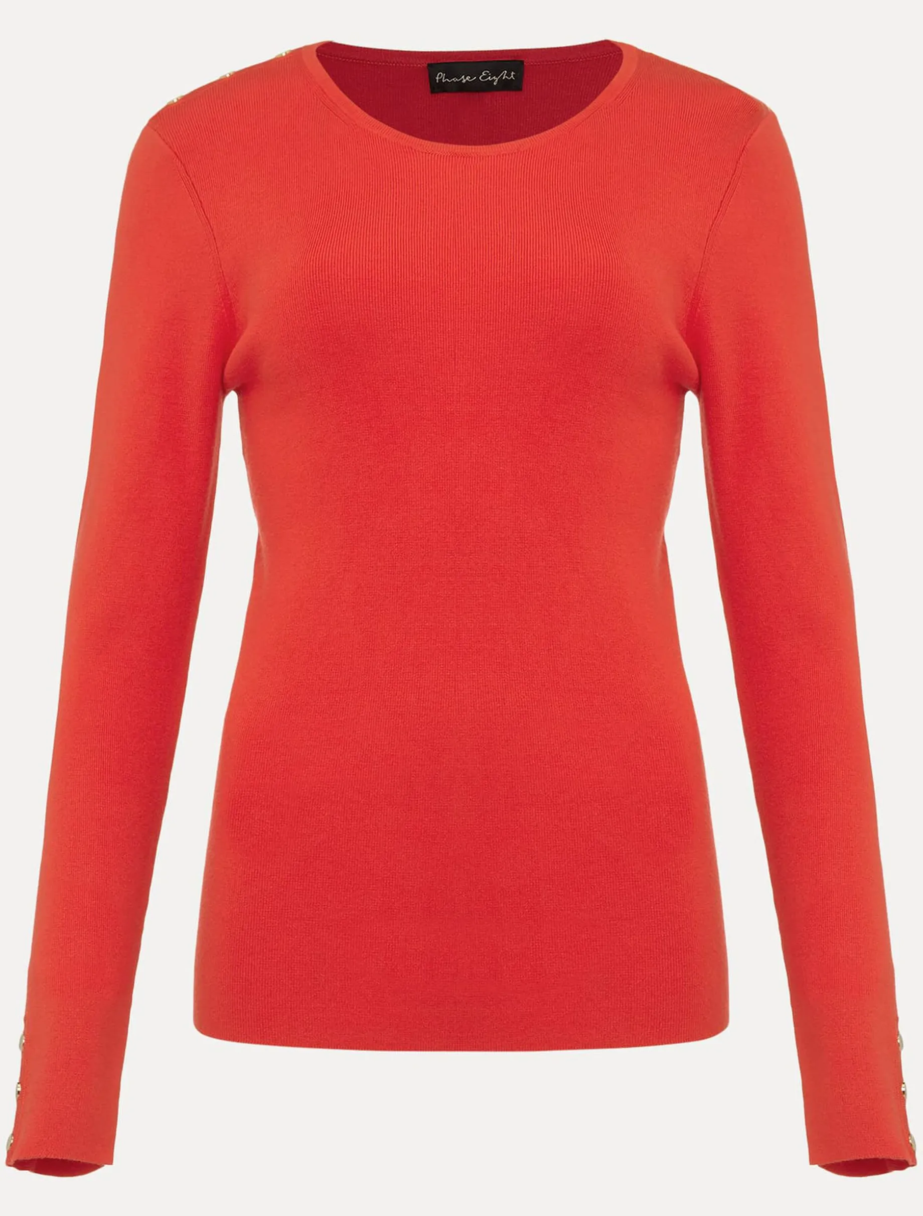 Poppia Button Detail Knit Jumper