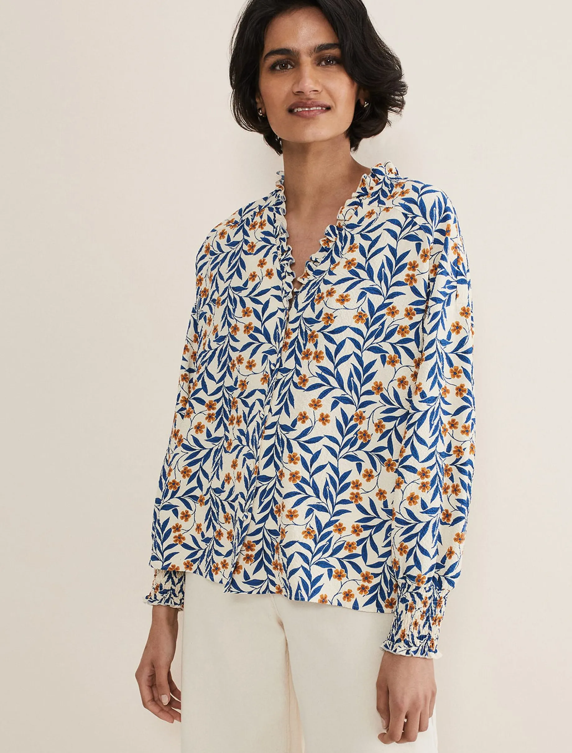 Poppy Textured Blouse