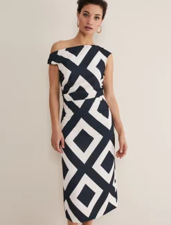 Posy Geo Fitted Dress
