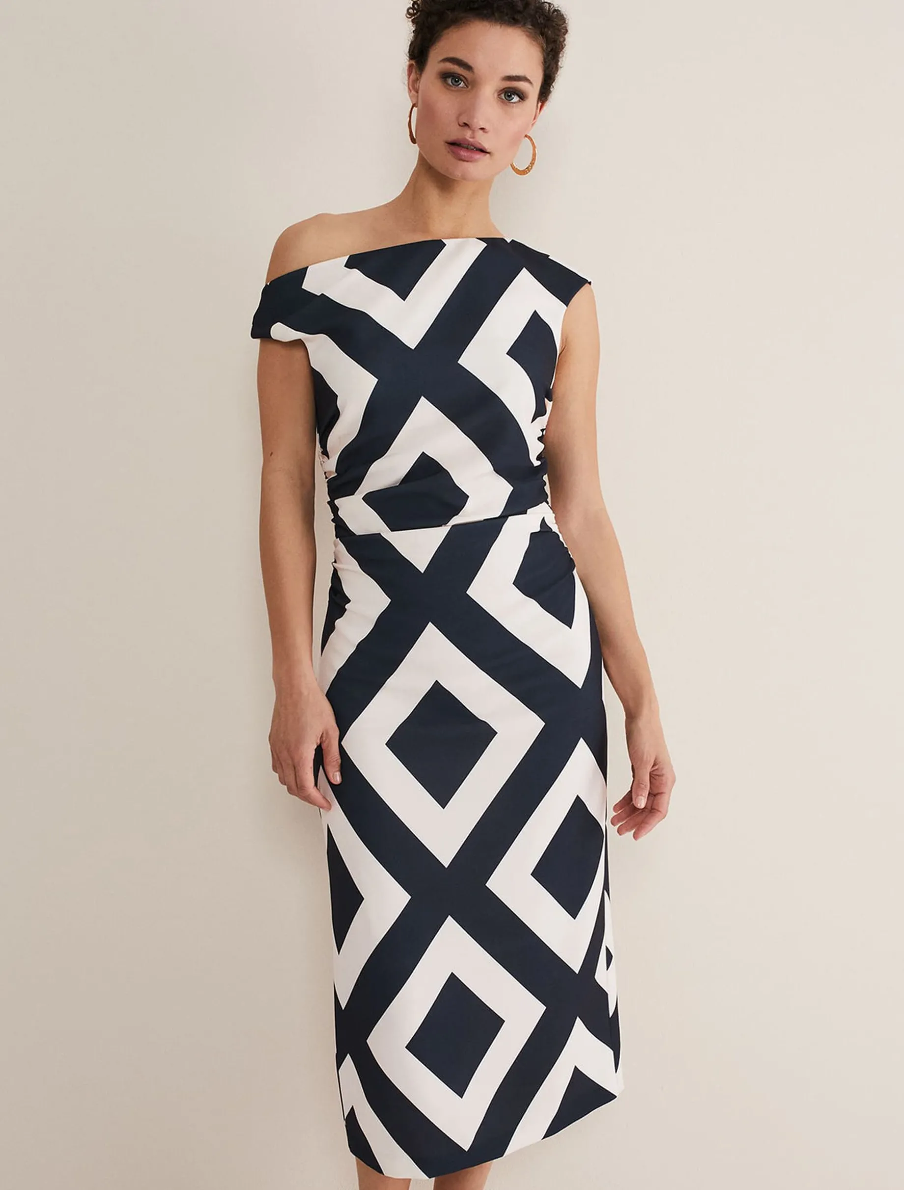 Posy Geo Fitted Dress