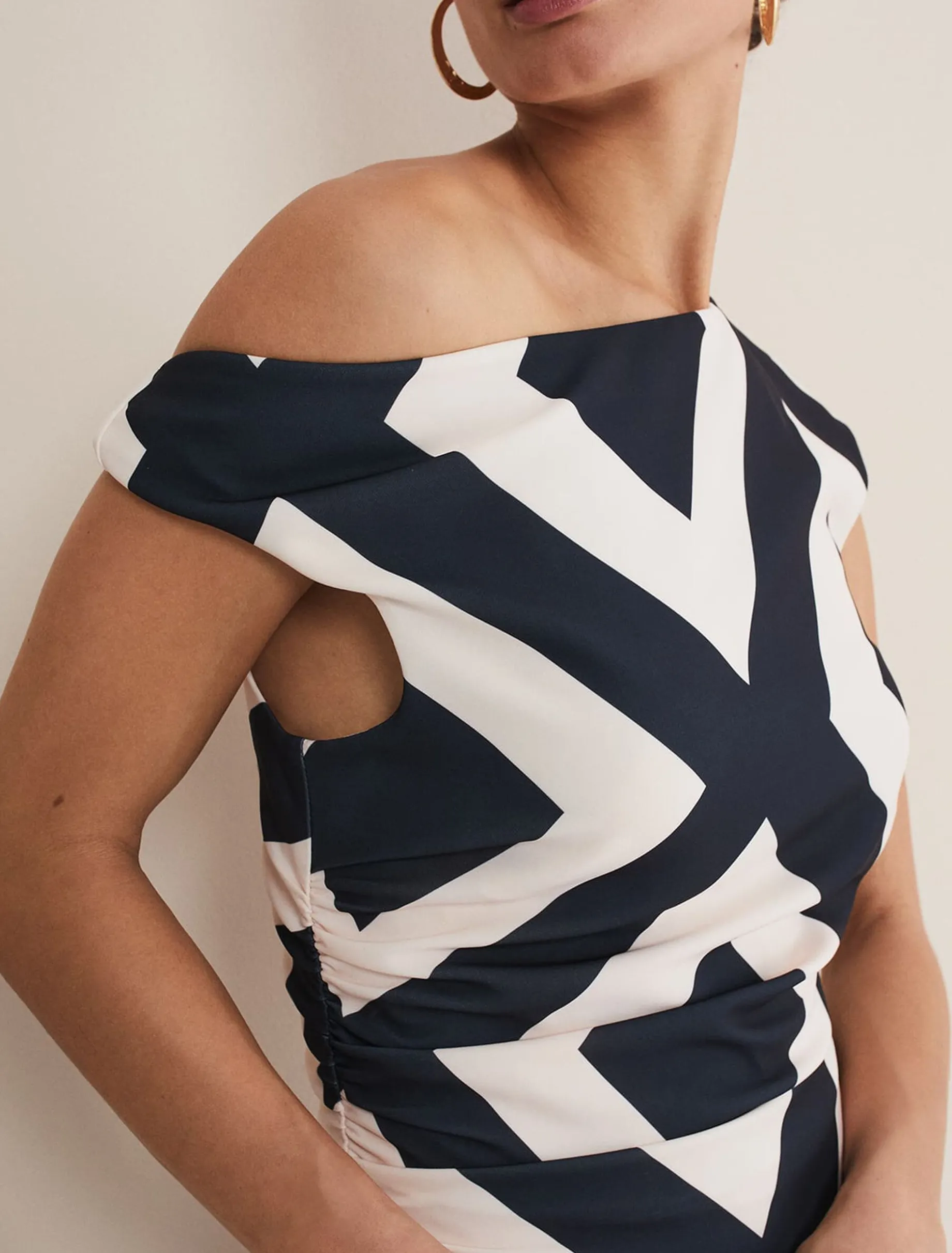 Posy Geo Fitted Dress