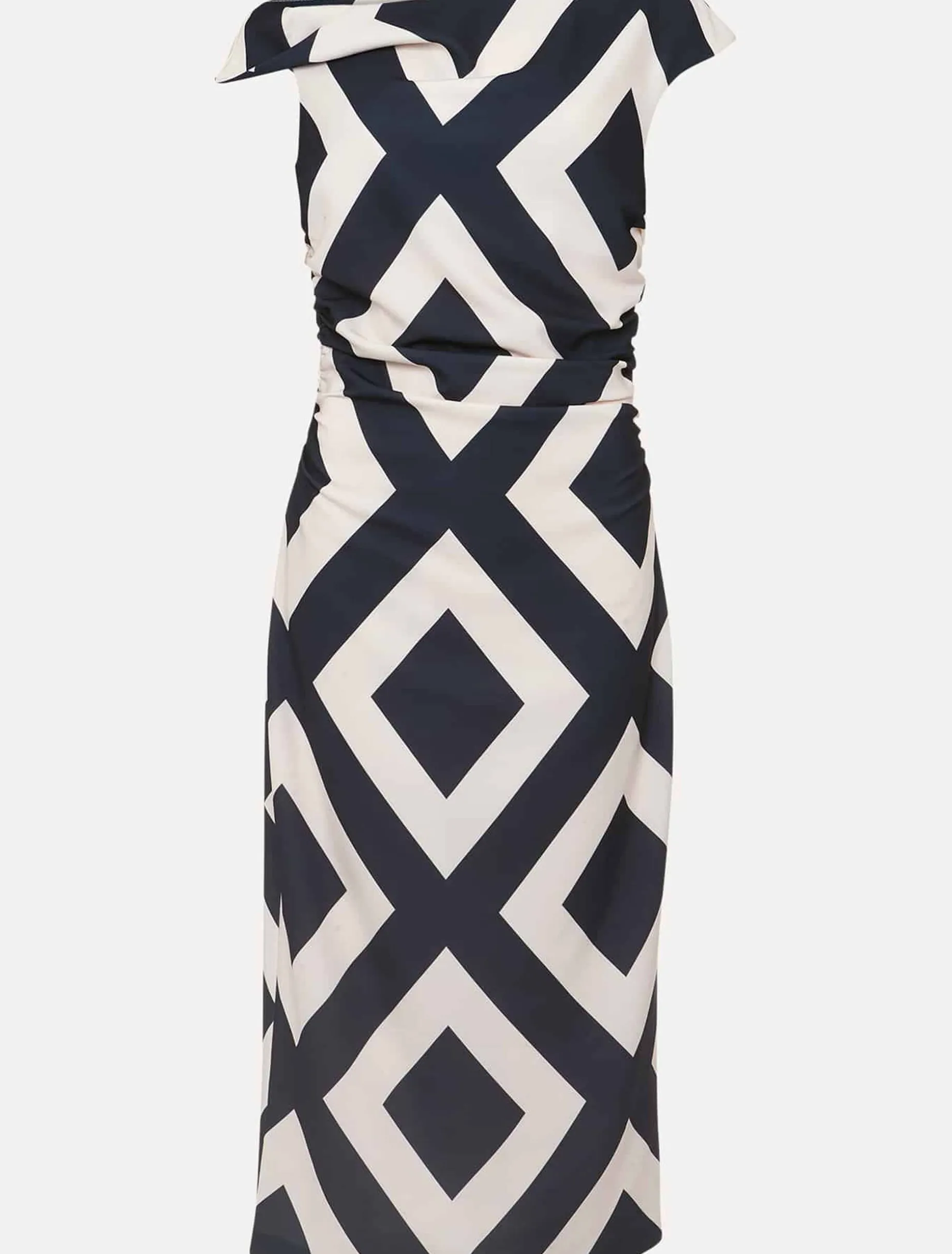 Posy Geo Fitted Dress