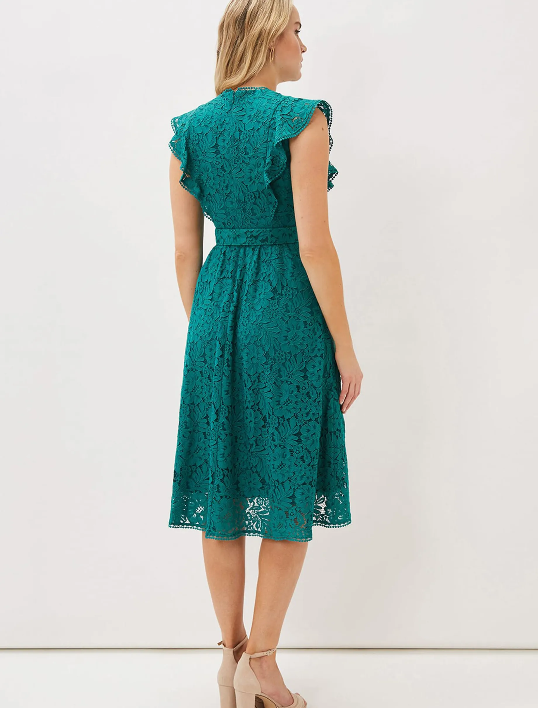 Priya Lace Frill Dress