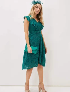 Priya Lace Frill Dress