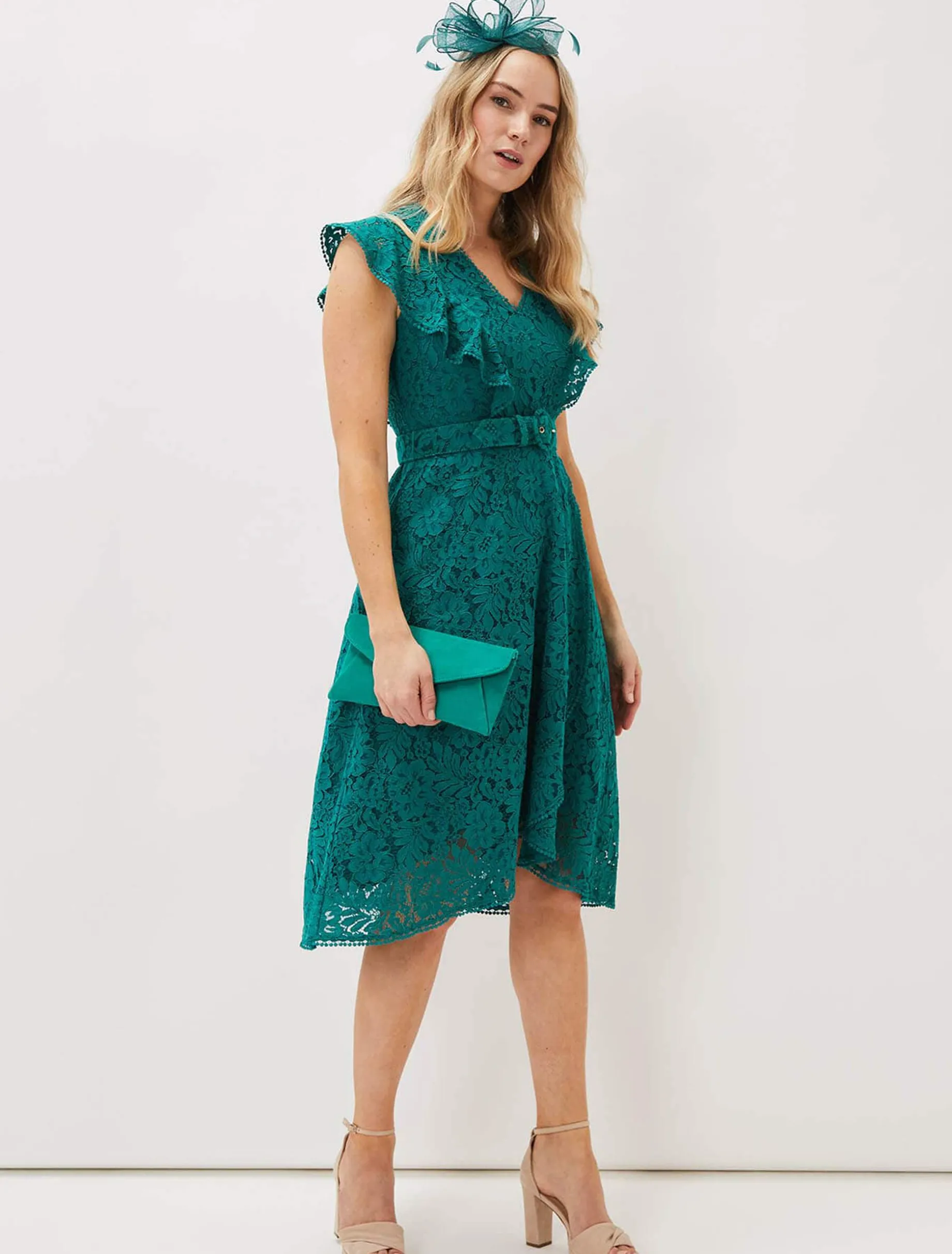 Priya Lace Frill Dress