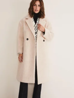 Quinn Textured Cocoon Coat