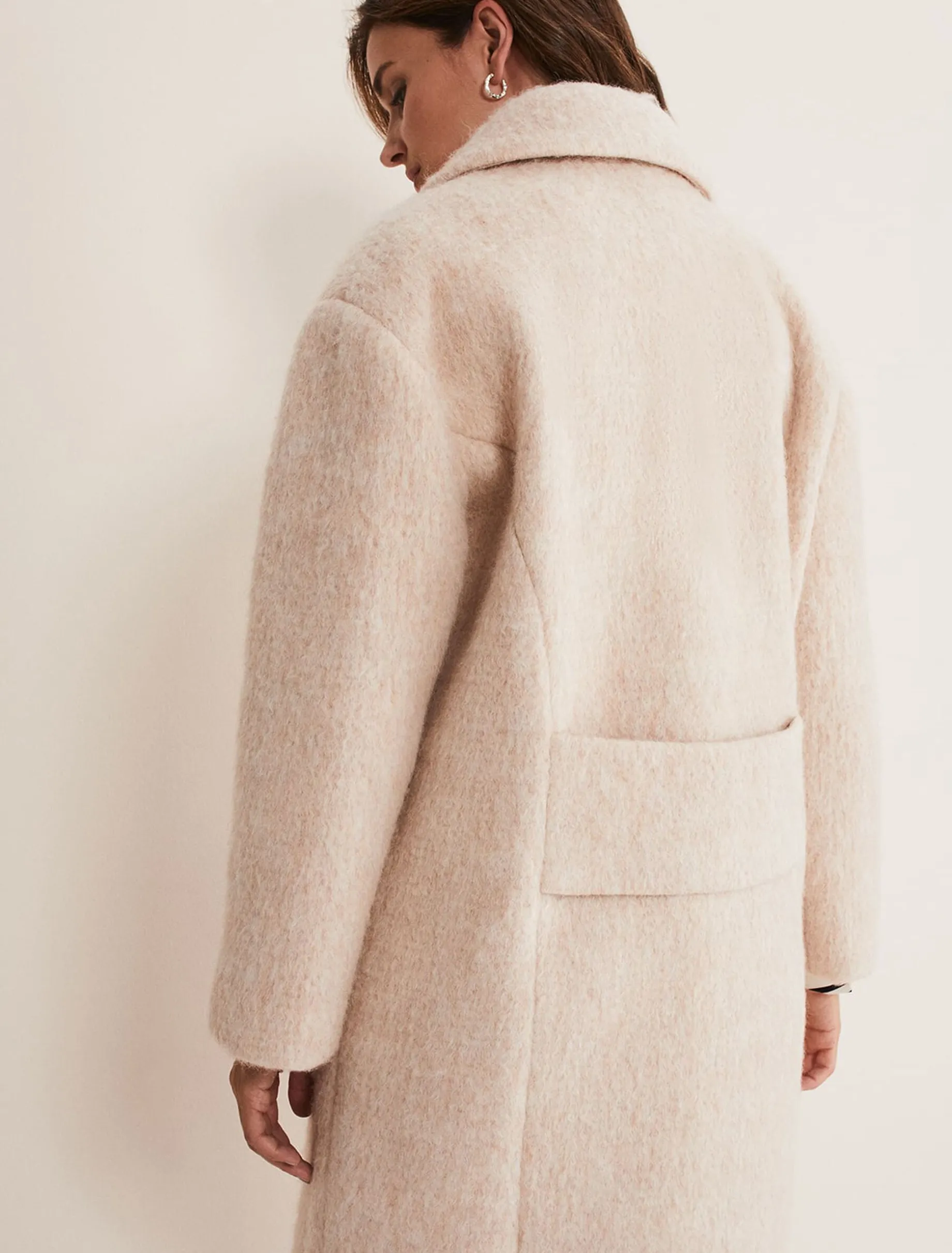 Quinn Textured Cocoon Coat