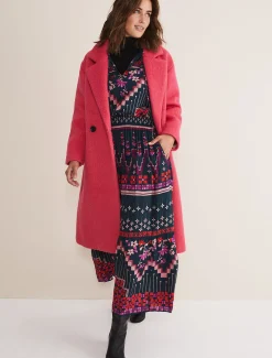 Quinn Textured Cocoon Coat