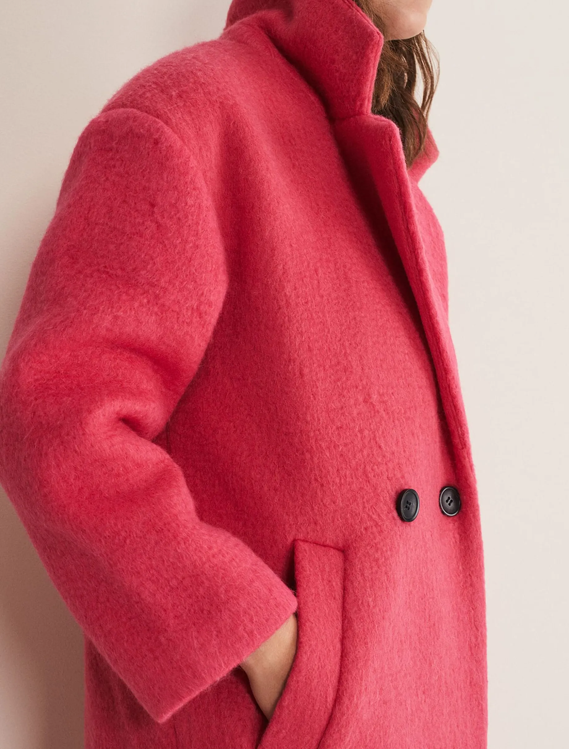 Quinn Textured Cocoon Coat