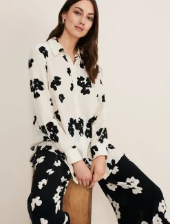 Rae Floral Longline Shirt