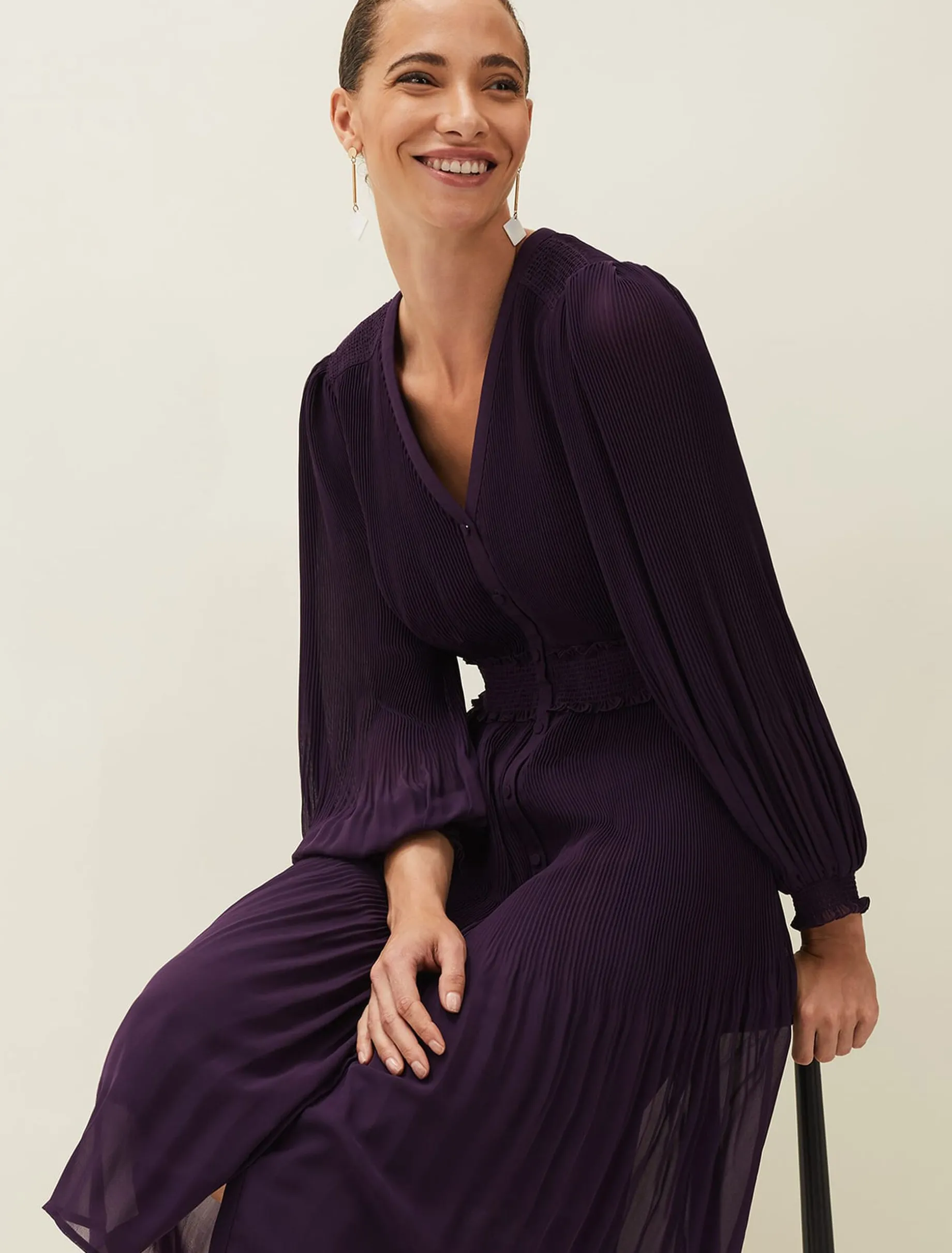 Raelyn Pleated Dress