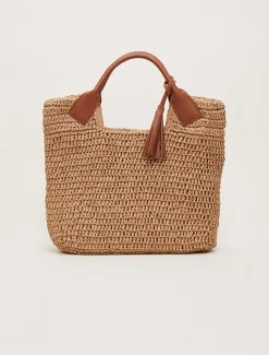 Raffia Shopper Bag