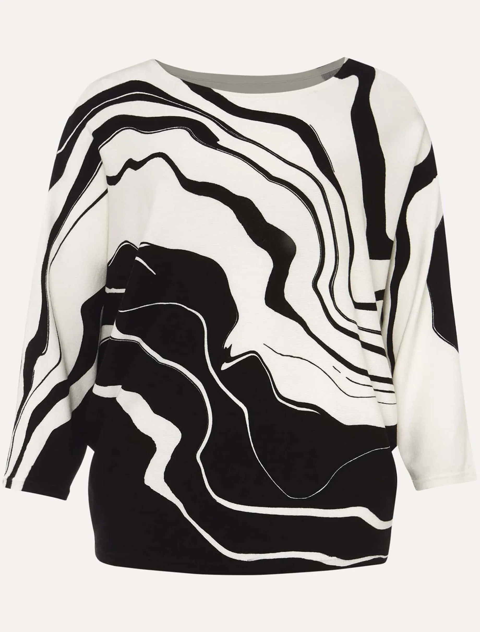 Rally Swirl Print Knit Jumper