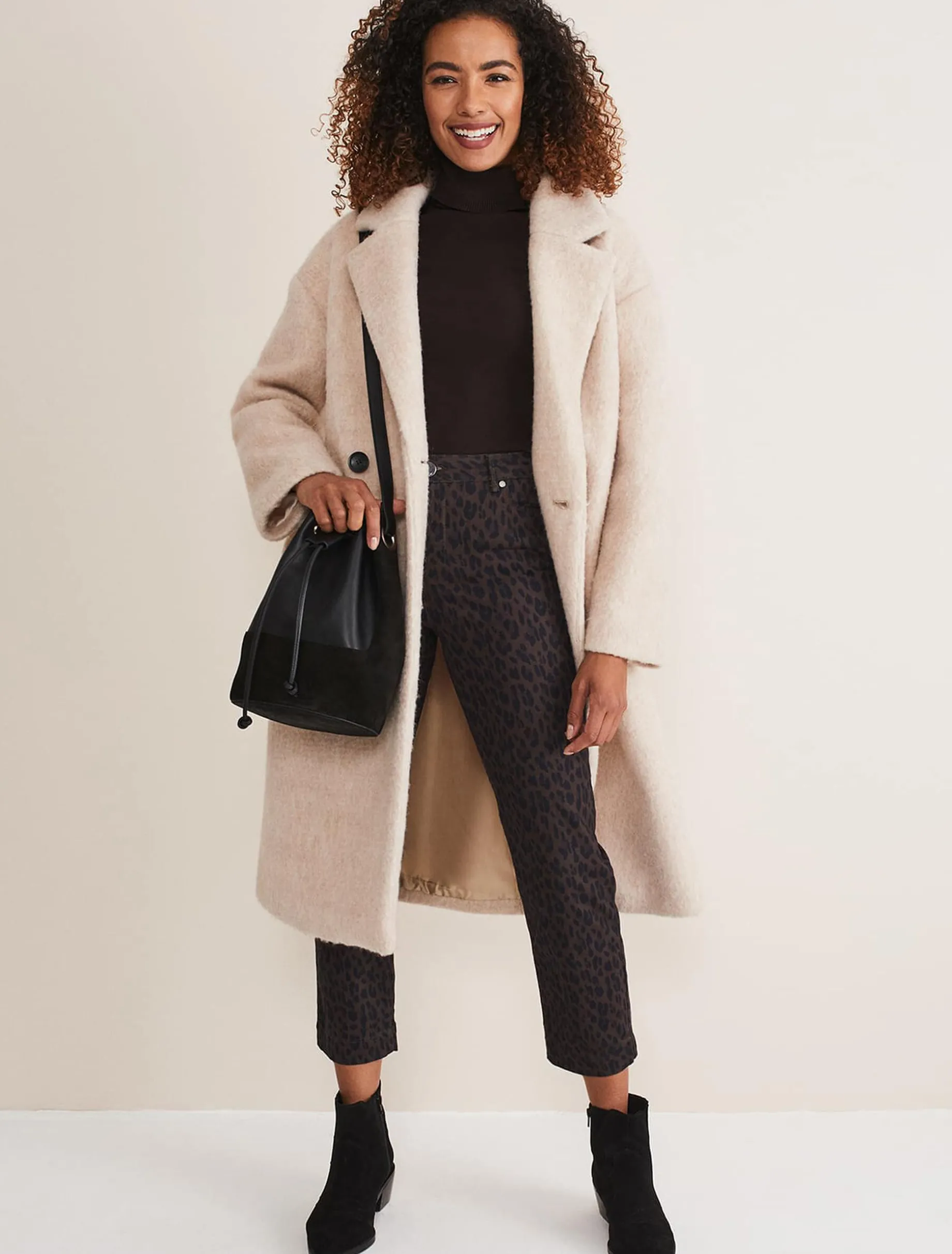 Ramona Leopard Print Straight Leg Jean