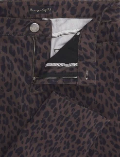 Ramona Leopard Print Straight Leg Jean
