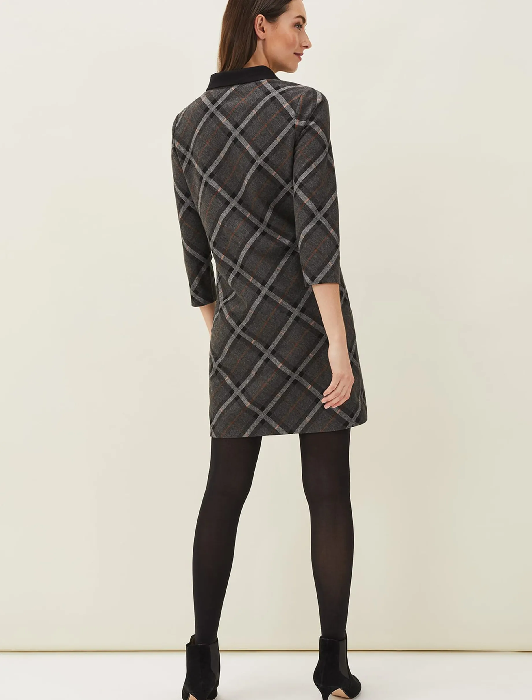 Rayia Check Tunic Dress
