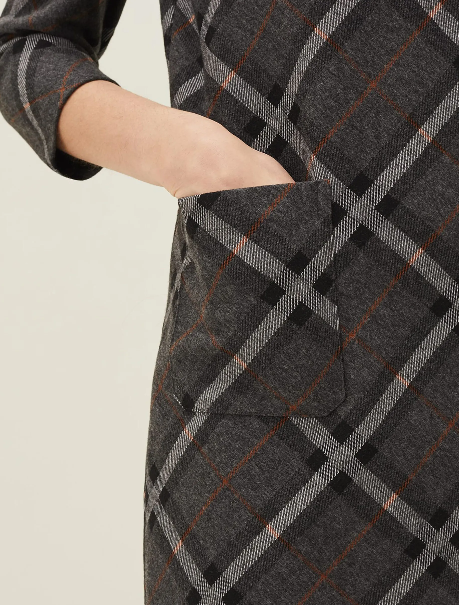Rayia Check Tunic Dress
