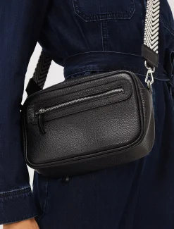 Reagan Leather Cross Body Strap Bag