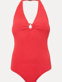 Red Halterneck Swimsuit