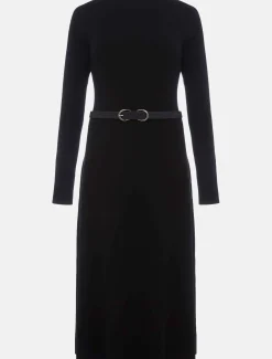Reese Ribbed Maxi Belted Knit Dress