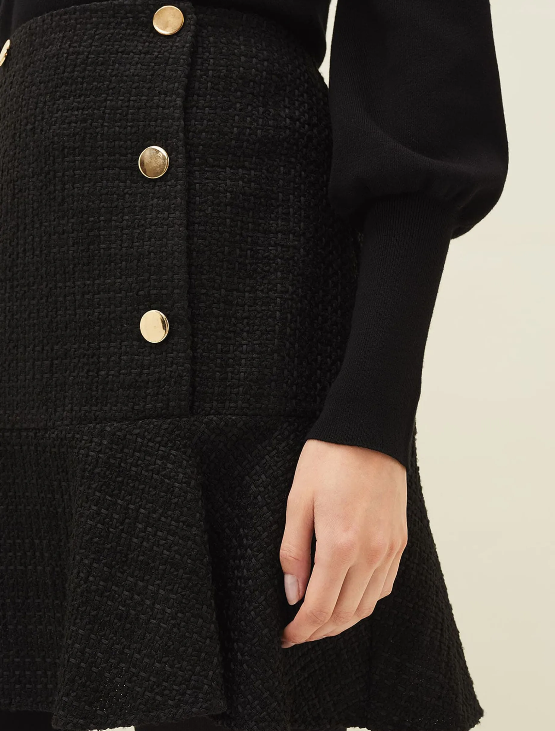 Ren Tweed Mini Skirt