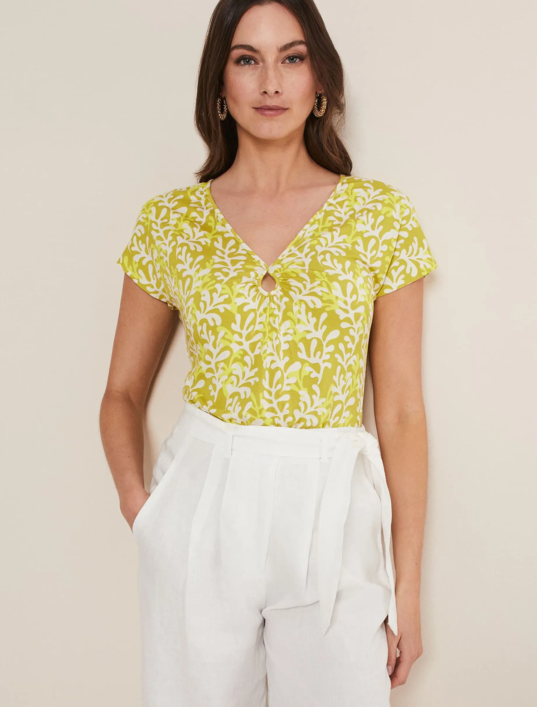 Rena Keyhole Top