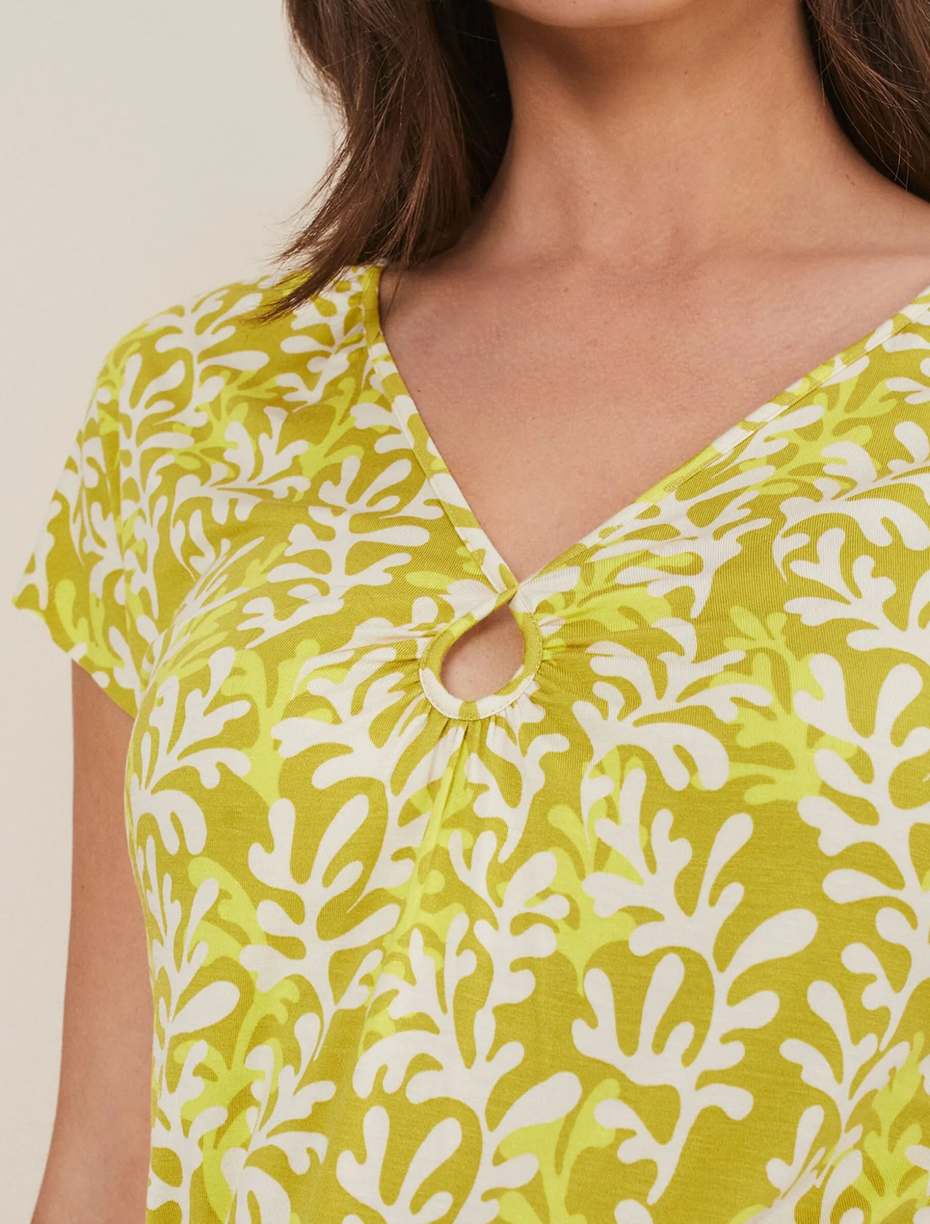 Rena Keyhole Top