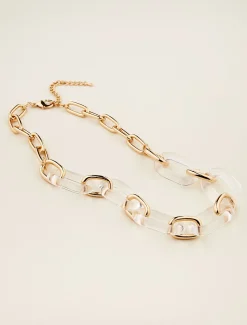 Resin Link Chain Necklace