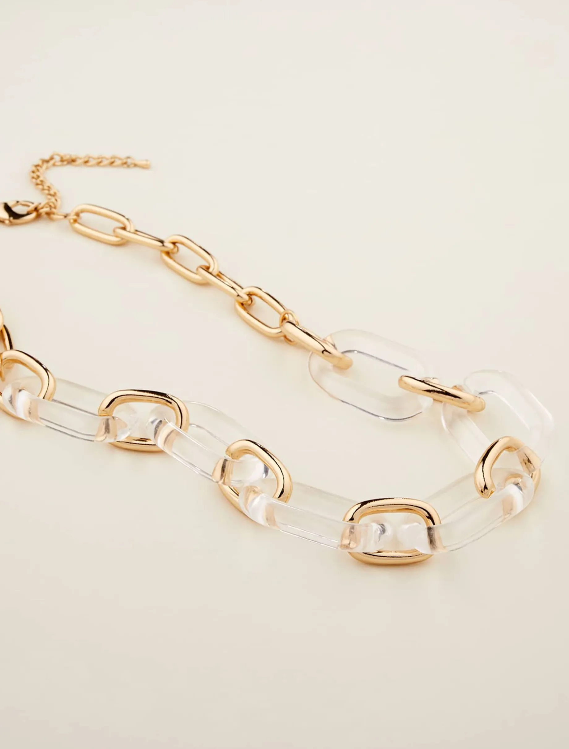 Resin Link Chain Necklace