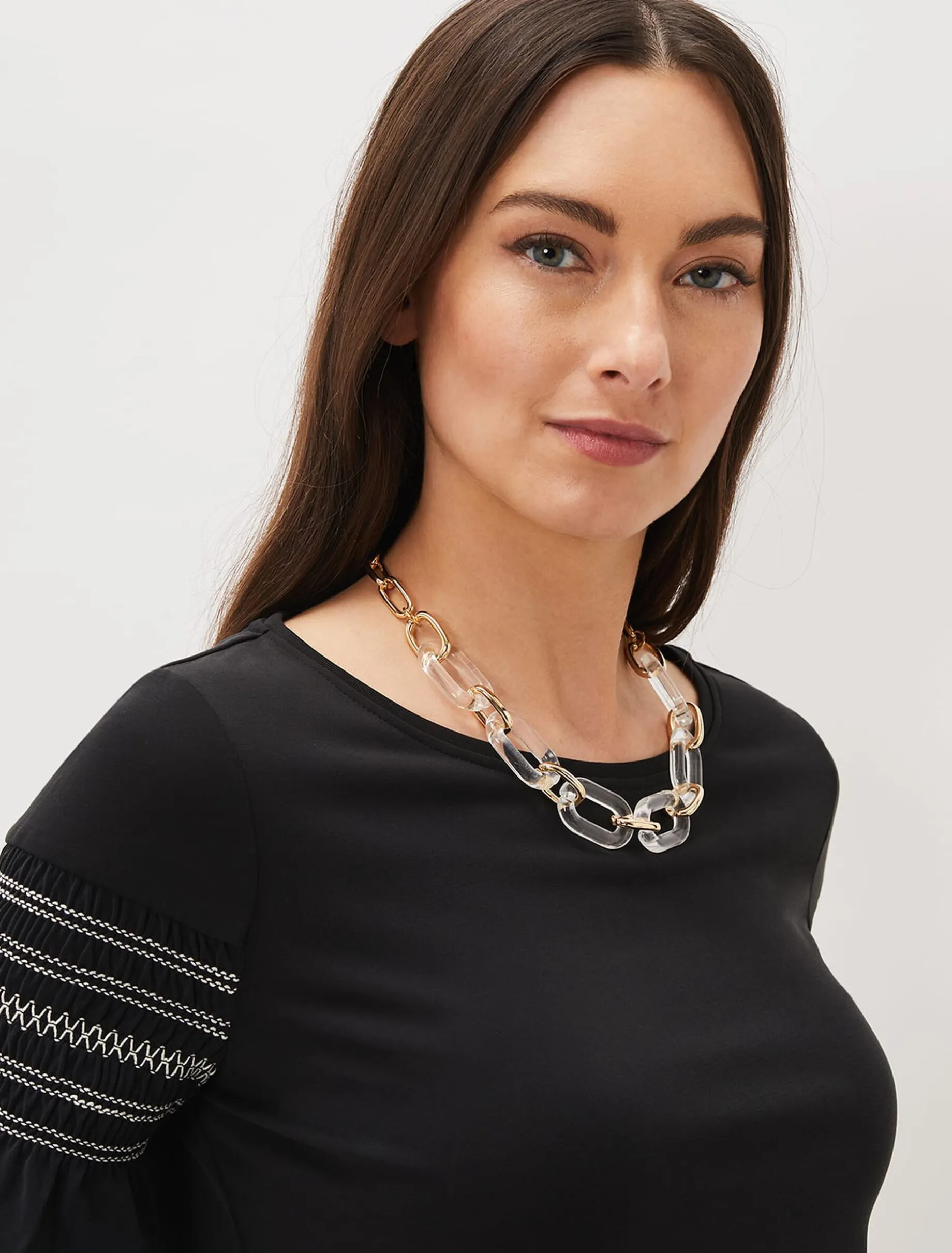 Resin Link Chain Necklace