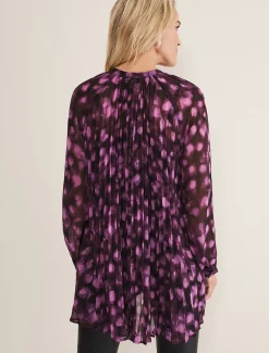 Rhian Chiffon Tunic Blouse