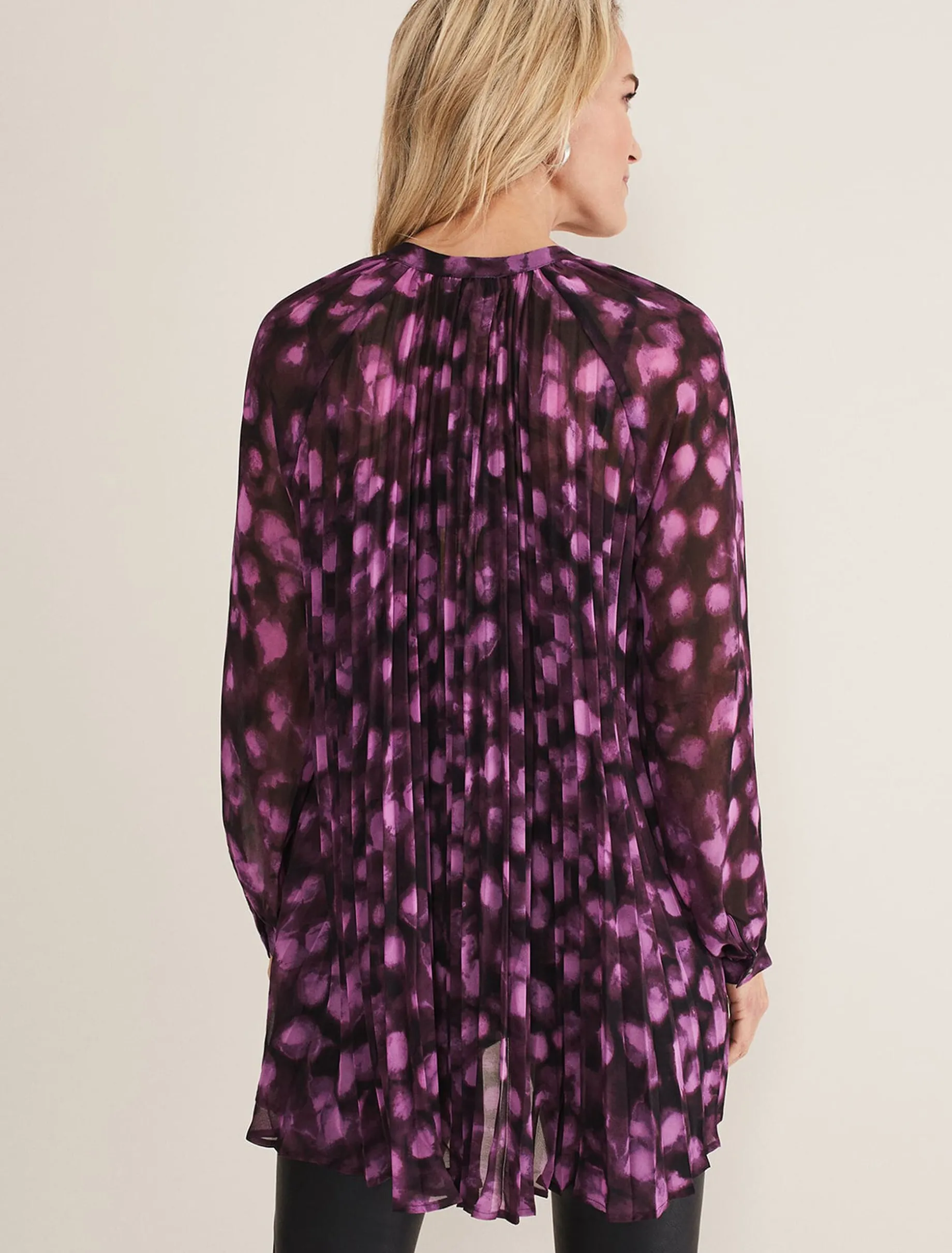 Rhian Chiffon Tunic Blouse
