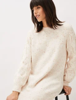 Rian Chunky Cowl Neck Jumper Dress