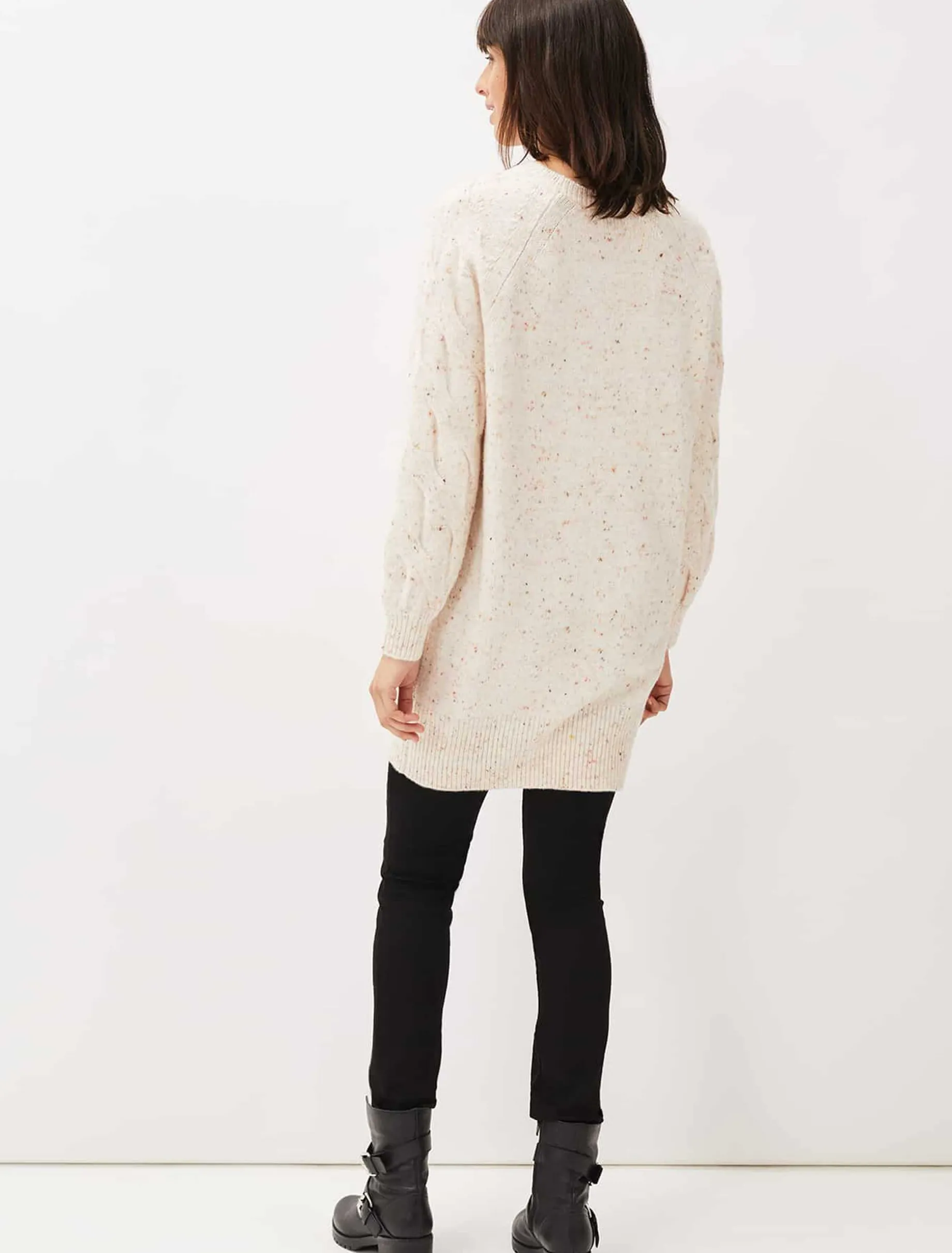 Rian Chunky Cowl Neck Jumper Dress
