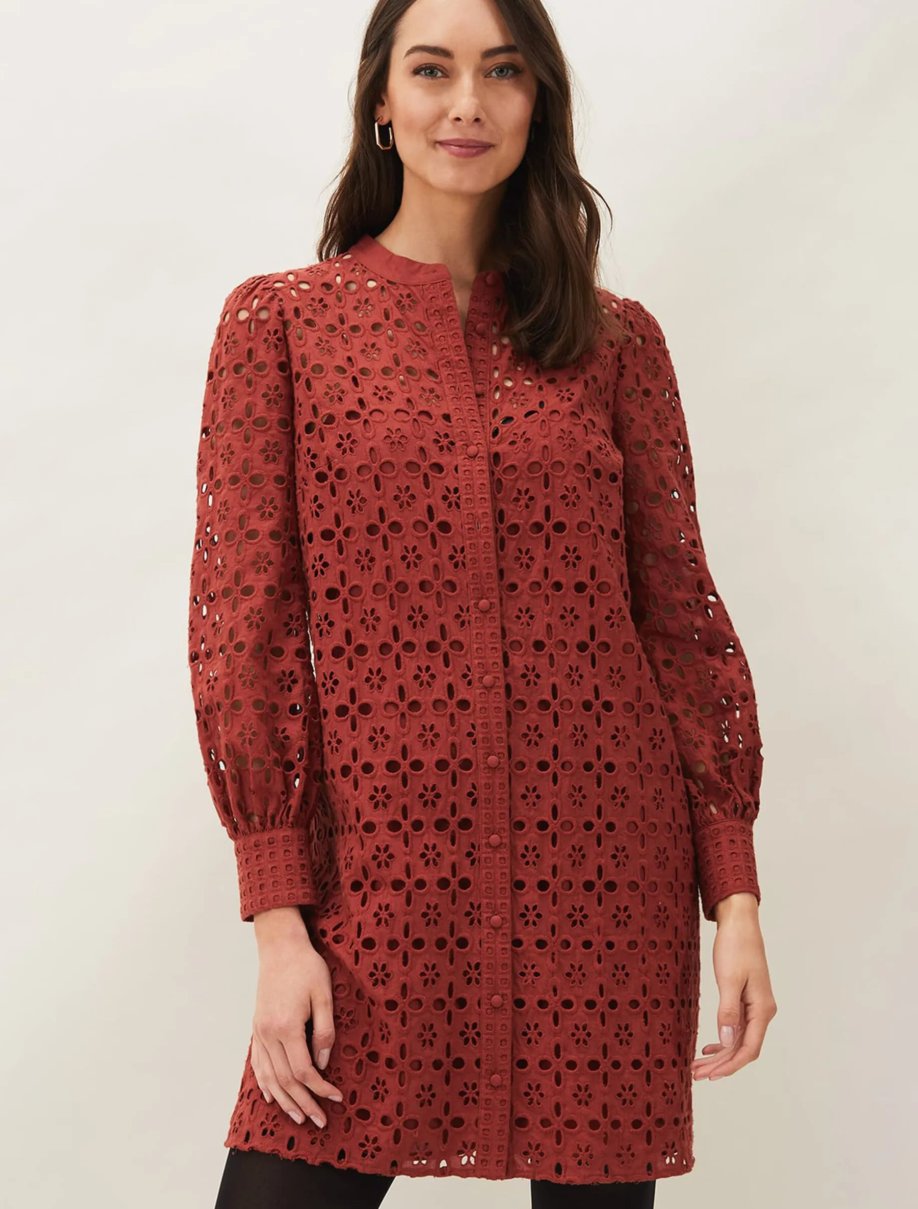Rihanna Broderie Tunic Dress