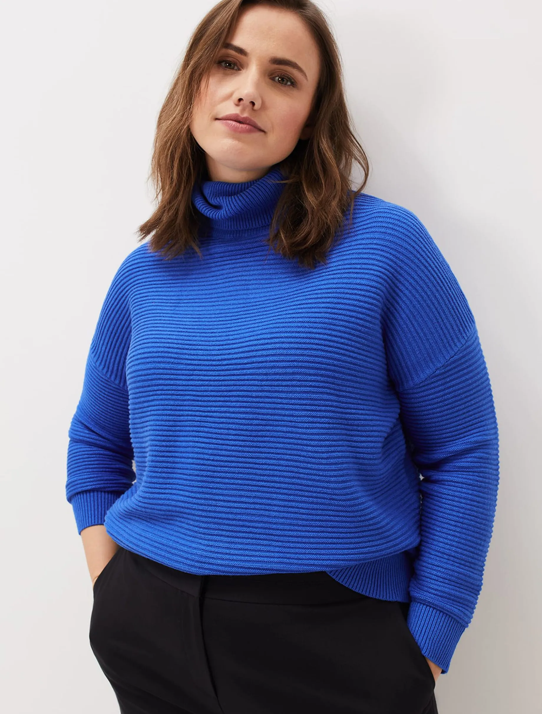 Rocco Ribbed Roll Neck Jumper
