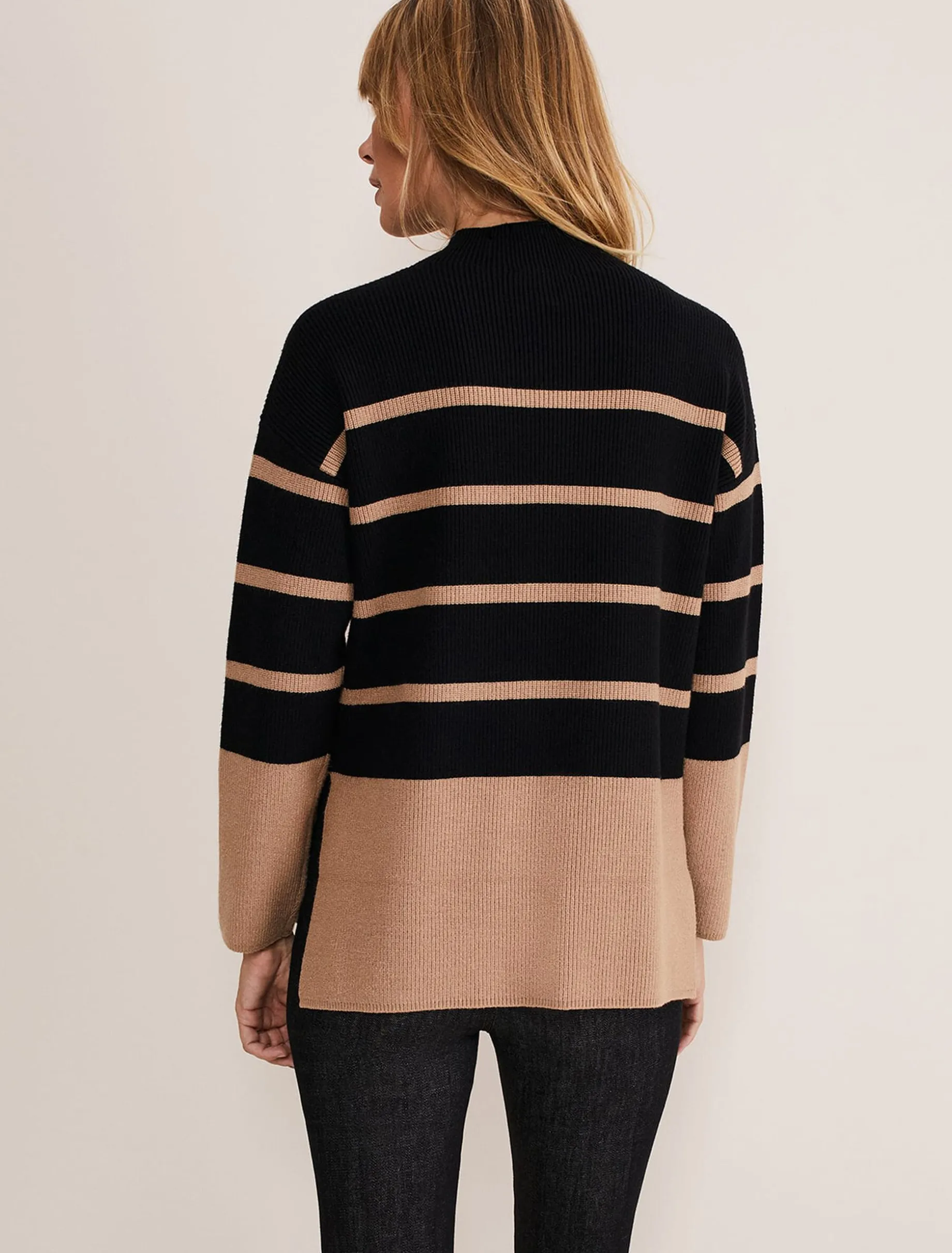 Romy Cosy Stripe Colour Block Knit