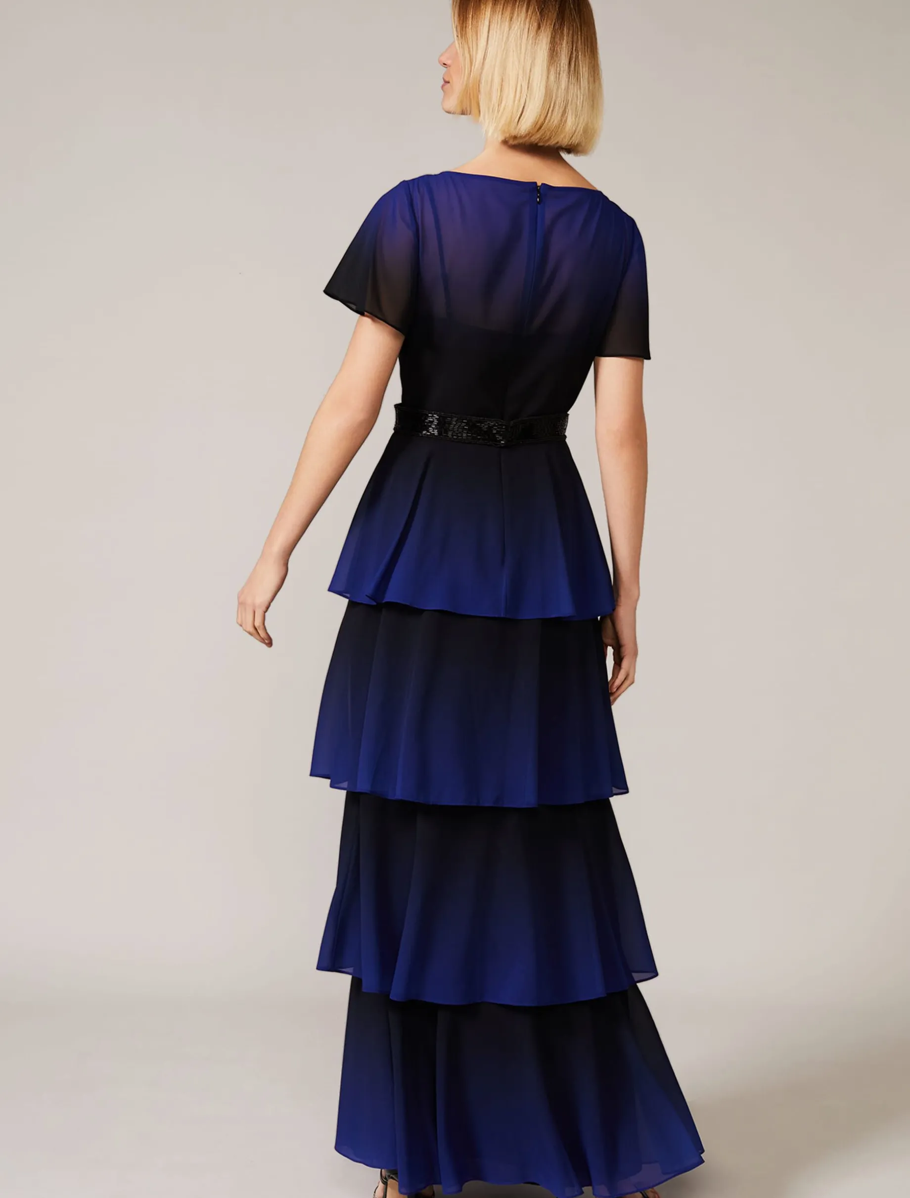 Rosalie Dipdye Tiered Dress