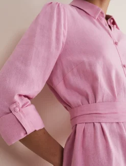 Rosalina Linen Shirt Dress