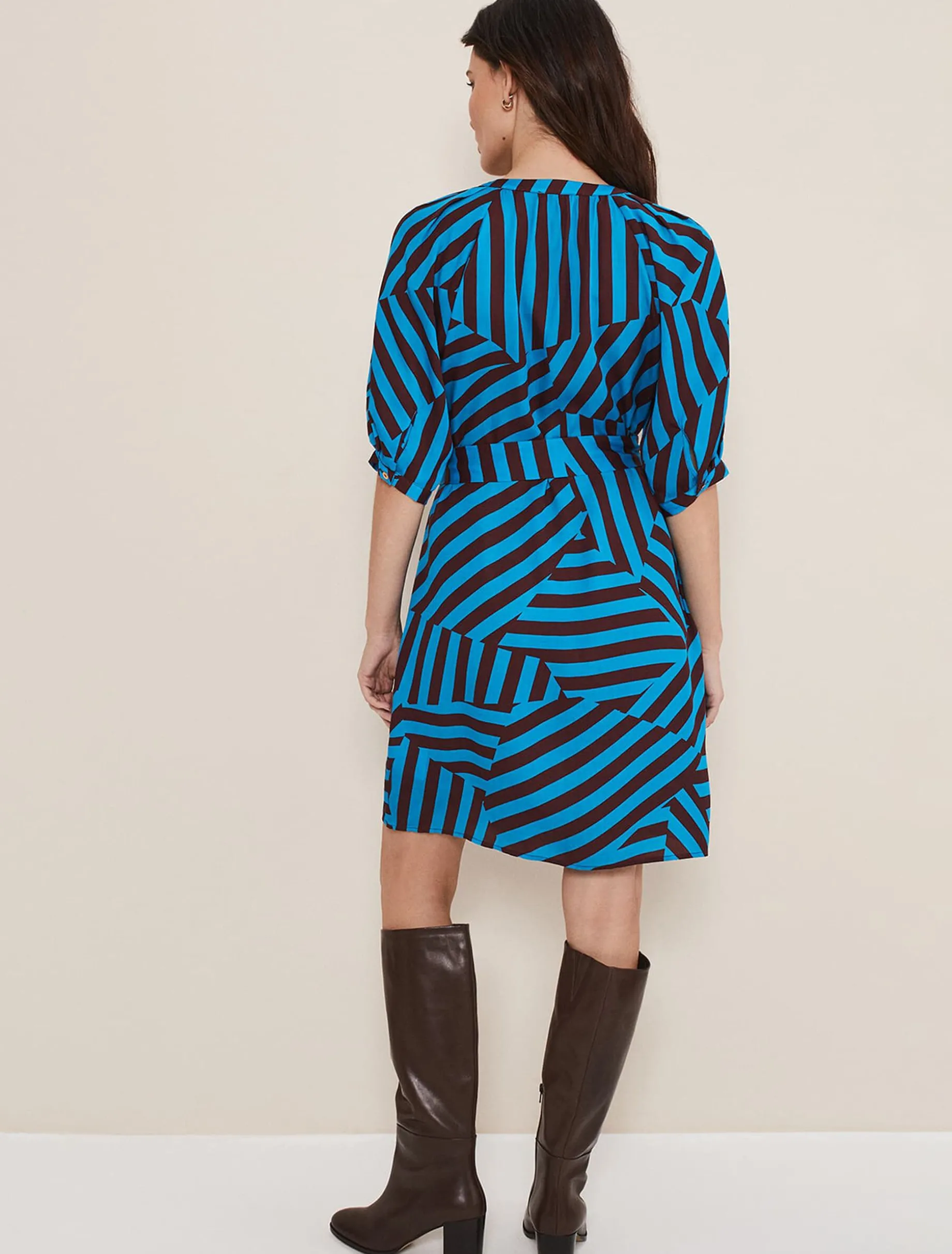 Rosella Striped Mini Dress