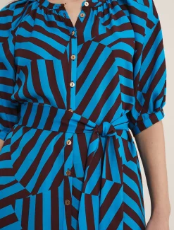 Rosella Striped Mini Dress