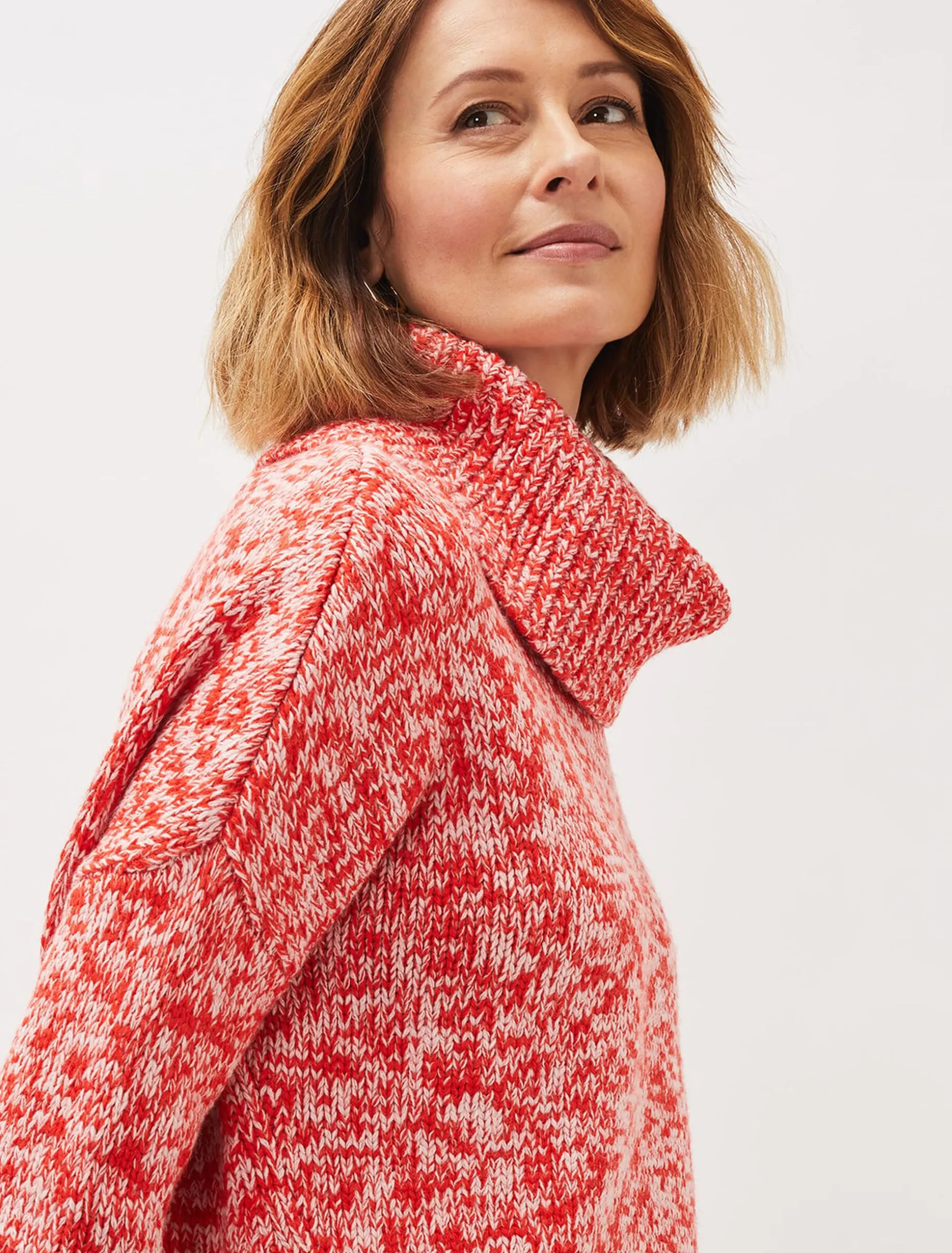 Rosia Melange Chunky Knit Jumper