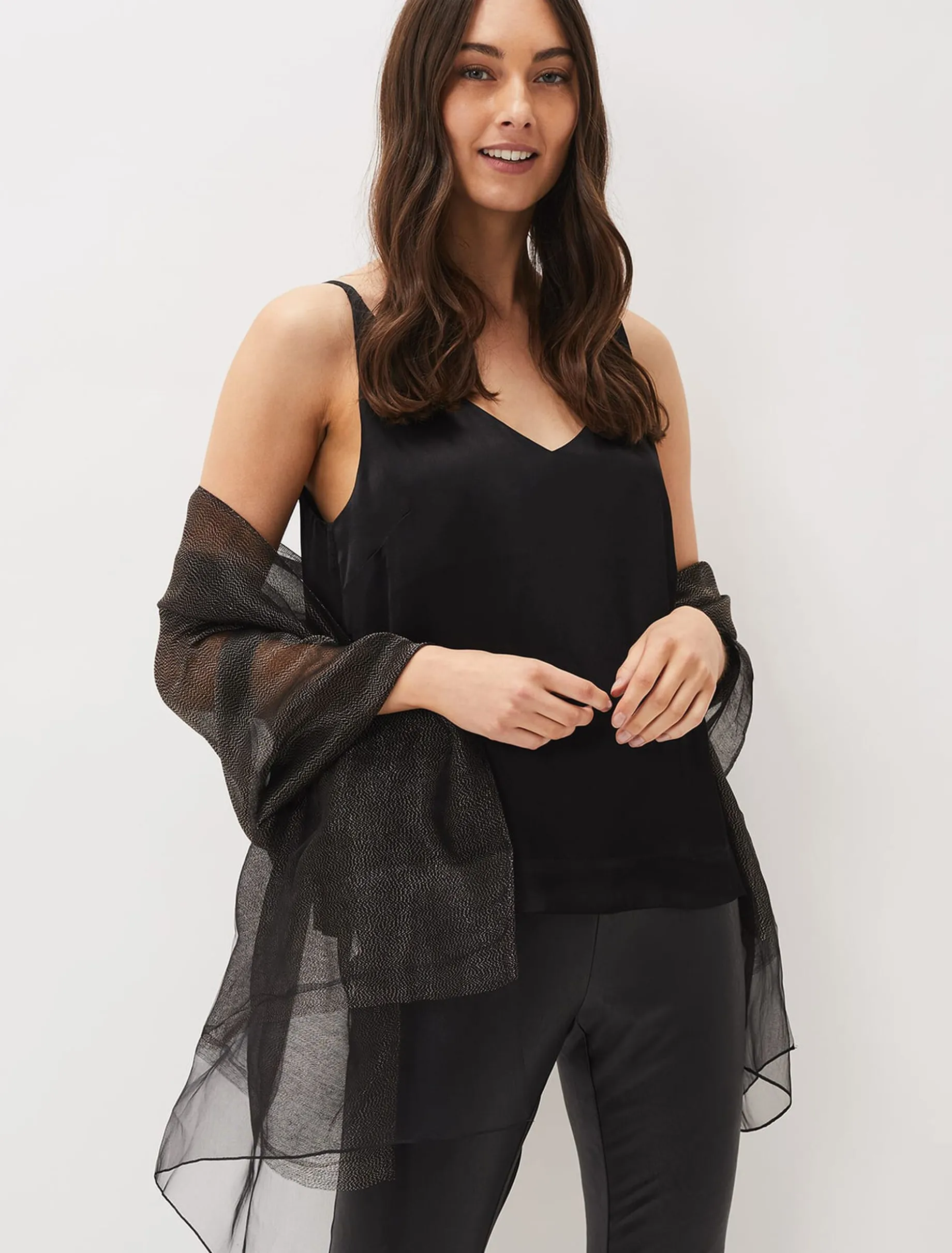 Roxy Metallic Scarf