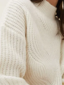 Ruby Fluffy Decorative Open Stitch Jumper